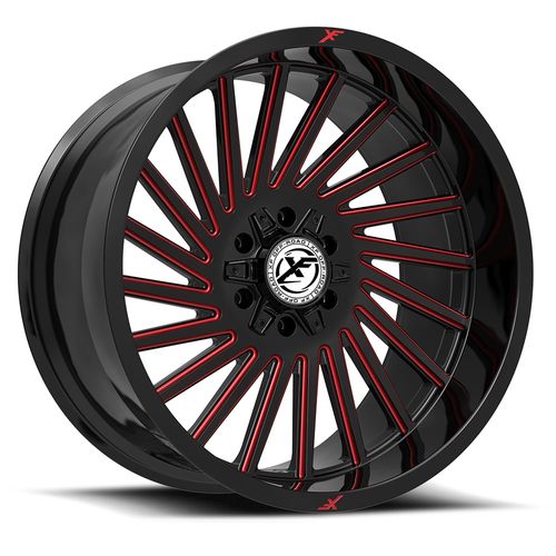 XF-239GBMRED 22x12 5x127/5x139.7 ET-44 78.1 bore Wheel