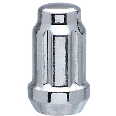 6 Spline Chrome Nut 1PC 60° Seat-12x1.50mm-17/19/21mm Hex