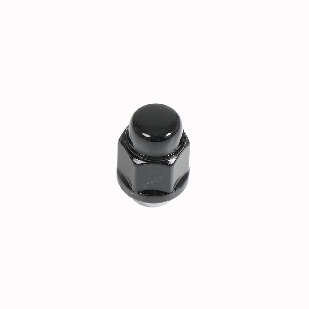Acorn Black Nut 2PC 60° Bulge Seat-7/16'' RH-21mm Hex
