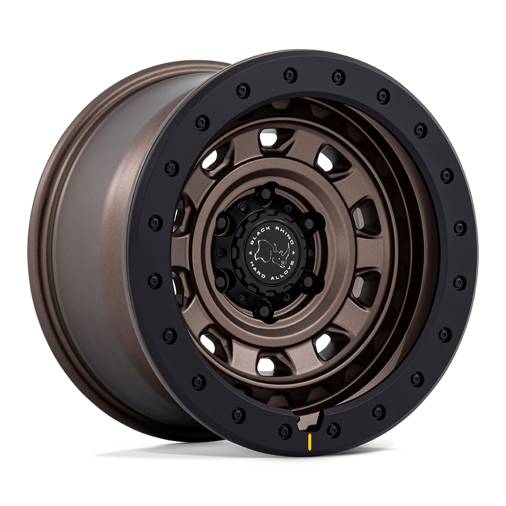 Black Rhino Hard Alloys BR023 XPLORER BURNT BRONZE W/ MATTE BLK-LP Wheel 17x9 5X127mm +1 71.5mm