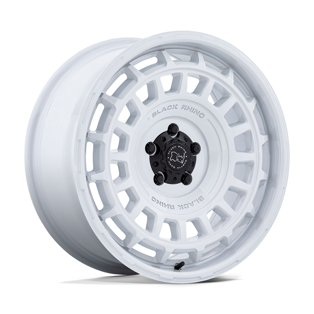 Black Rhino Hard Alloys BR024 AWOL GLOSS WHITE Wheel 17x8.5 6X139.7mm +25 106.1mm