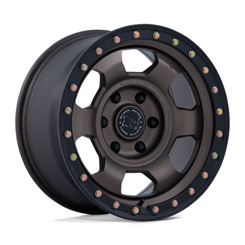 Black Rhino Hard Alloys BR029 TROOPER BURNT BRONZE W/ MATTE BLK-LP Wheel 17x8.5 6X139.7mm -10 106.1mm