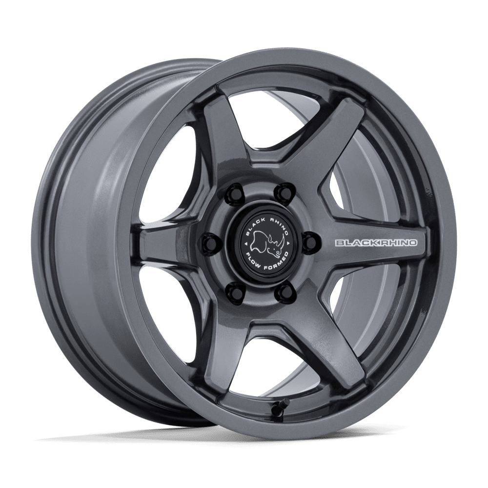 Black Rhino Hard Alloys BR035 KUMA GLOSS GUNMETAL Wheel 17x8.5 5X114.3mm +25 72.56mm