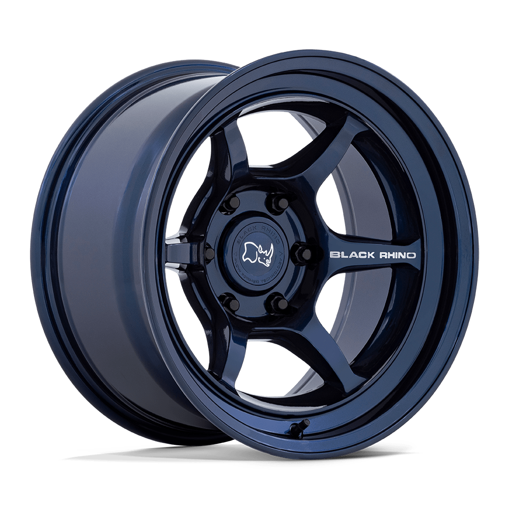 Black Rhino Hard Alloys SHOGUN GLOSS MIDNIGHT BLUE Wheel 17x8.5 6X139.7mm +20 106.1mm