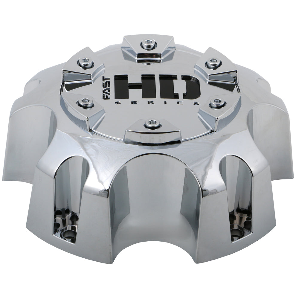 Chrome Cap With Black Fast HD Series Logo