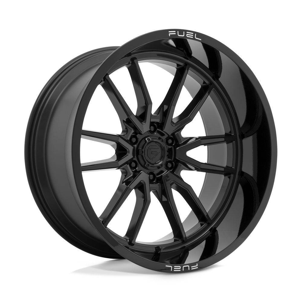 Fuel 1PC D760 CLASH GLOSS BLACK Wheel 24x12 6X139.7mm -44 106.1mm