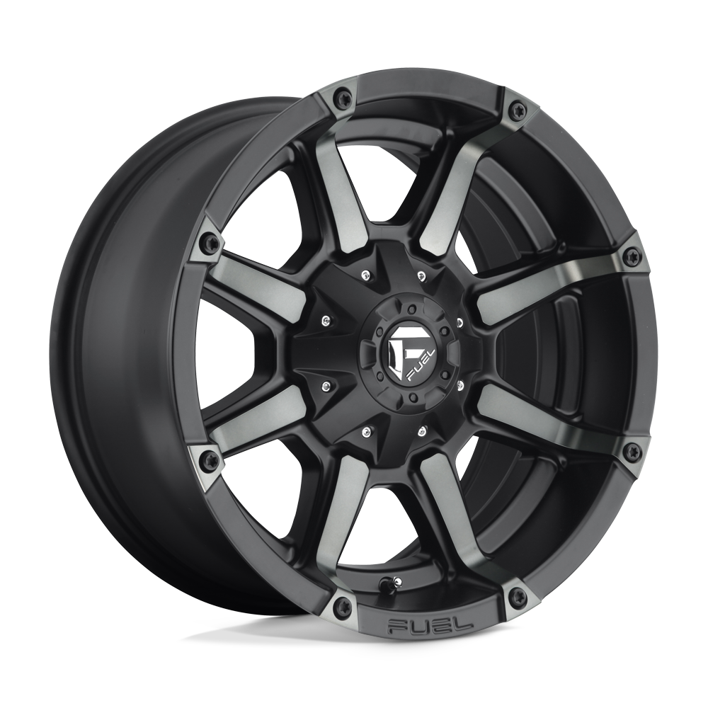 Fuel 1PC D556 COUPLER MATTE BLACK DOUBLE DARK TINT Wheel 18x9 6X135/6X139.7mm +1 106.1mm