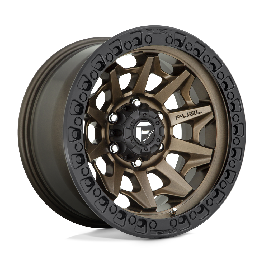 Fuel 1PC D696 COVERT MATTE BRONZE BLACK BEAD RING Wheel 17x9 6X139.7mm -12 106.1mm