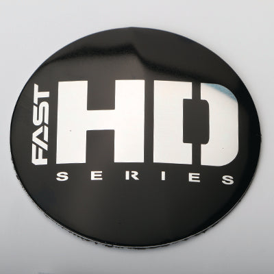 Black Emblem With Chrome (FAST HD series) Logo - Dome