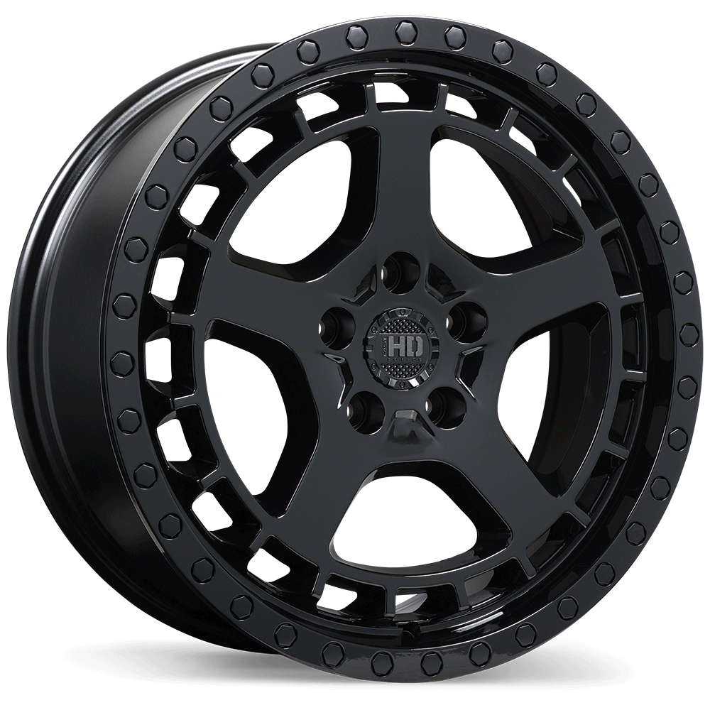 Fast HD Overland Gloss Black Wheel 18x7.5 5X114.3mm +40 72.6mm