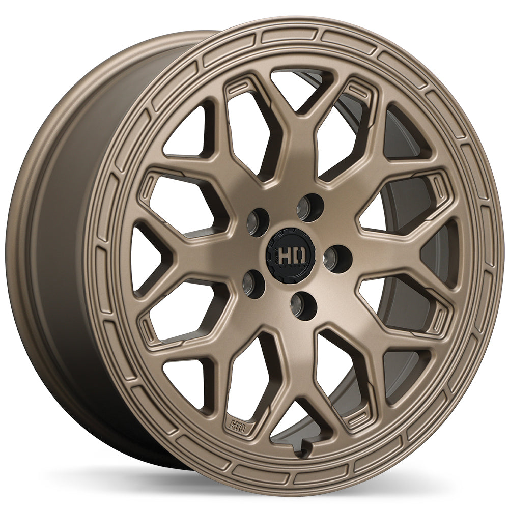 Fast HD Bandit Satin Bronze Wheel 18x8.0 5X108mm +35 63.4mm