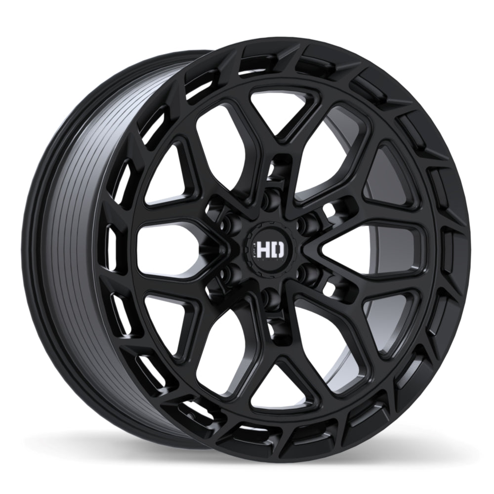 Fast HD Phantom Satin Black Wheel 22x9.5 6X139.7mm +20 106.1mm