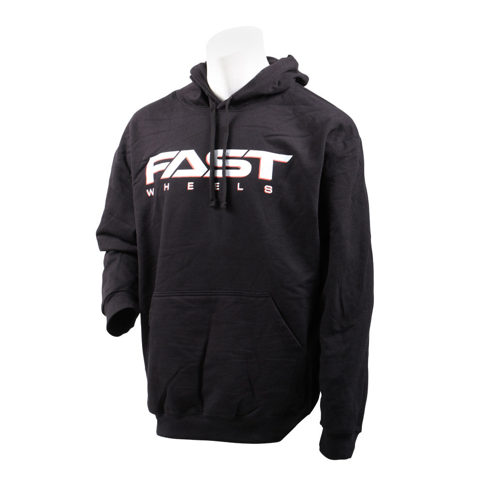 XLarge Black Fast Wheels Hoodie