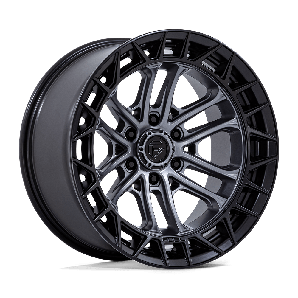 Fuel 1PC FC874 CELSIUS MATTE GUNMETAL W/ M-BLK LIP Wheel 17x9 6X135mm +1 87.1mm