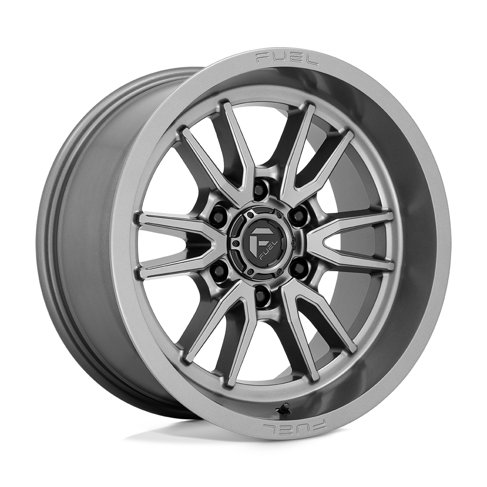 Fuel 1PC D789 CLASH GUNMETAL Wheel 17x9 6X139.7mm +1 106.1mm