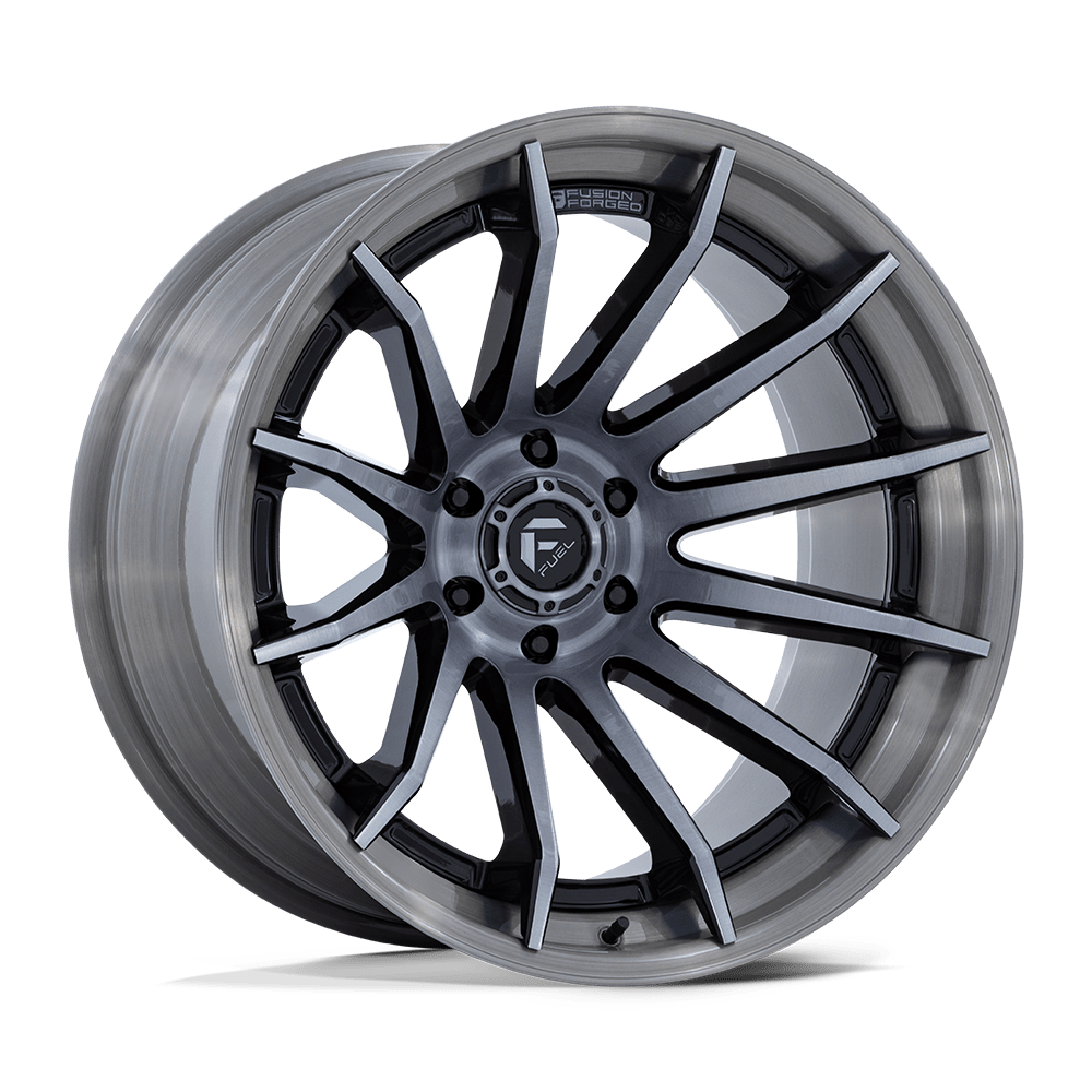 Fuel 1PC FC403 BURN GLOSS BLACK BRUSHED DARK TINT Wheel 20x9 6X135mm +1 87.1mm