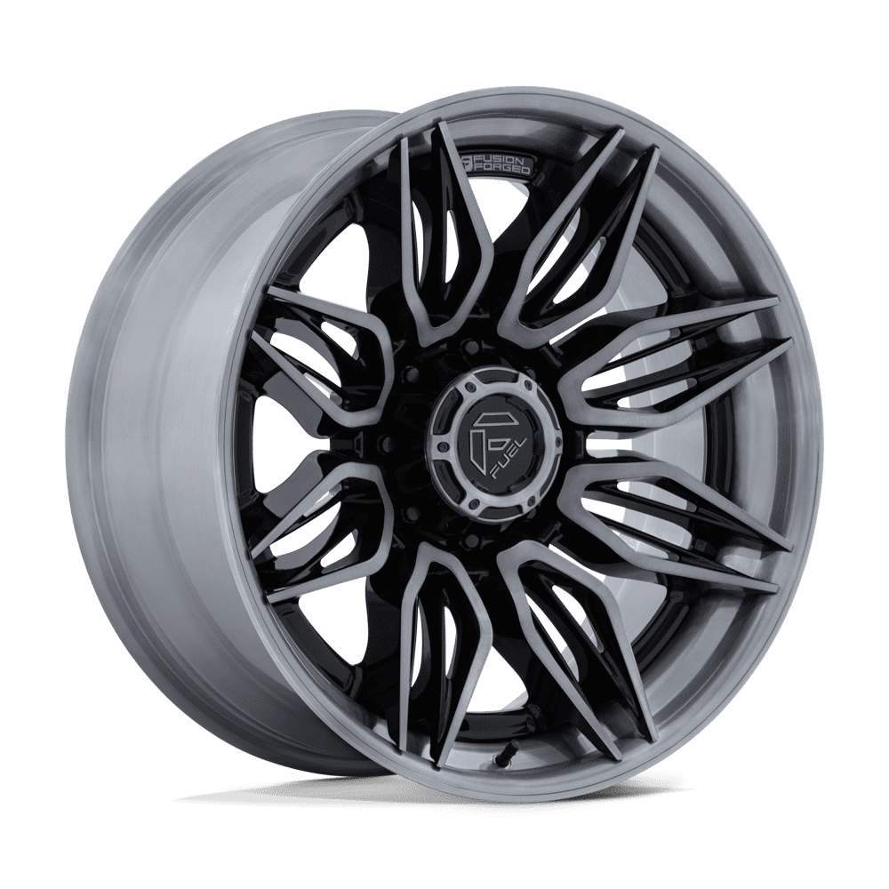 Fuel 1PC FC404 MUTINY GLOSS BLACK BRUSHED DARK TINT Wheel 20x10 8X165.1mm -18 125.1mm