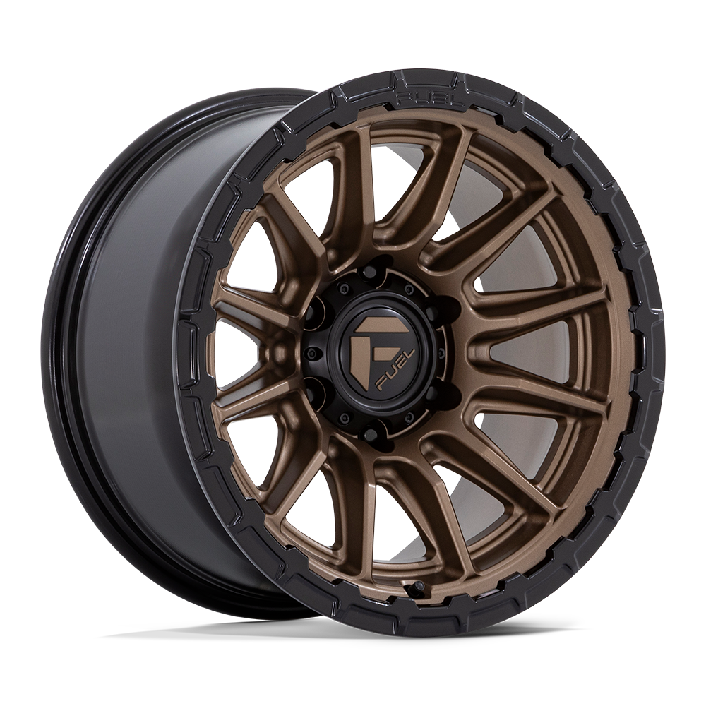 Fuel 1PC FC866 PISTON MATTE BRONZE W/ GLOSS BLACK LI Wheel 17x9 6X139.7mm -12 106.1mm