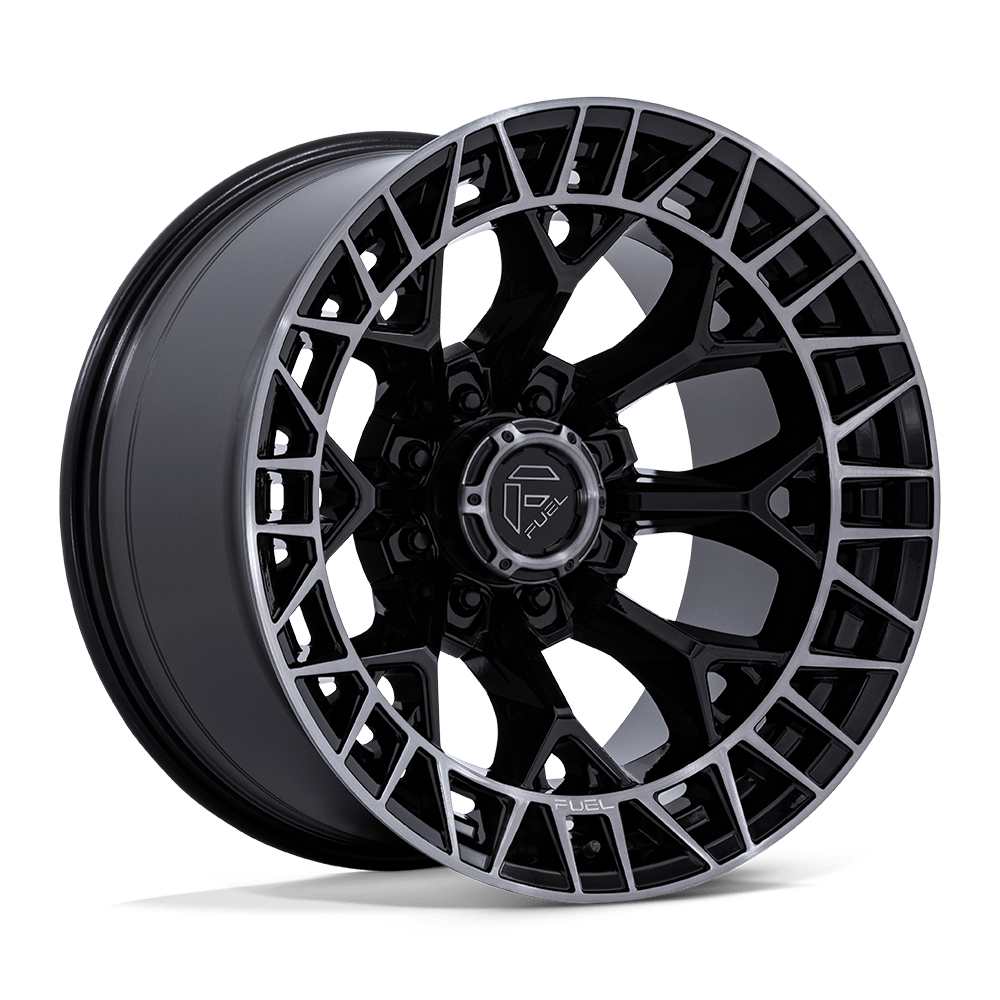 Fuel 1PC FC873 CHARGER GLOSS BLACK BRUSHED DARK TINT Wheel 20x9 8X165.1mm +1 125.1mm