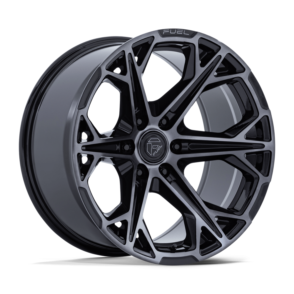 Fuel 1PC FC886 HAMMERHEAD GLOSS BLACK DARK TINTED CLEAR Wheel 20x9 6X139.7mm +1 106.1mm