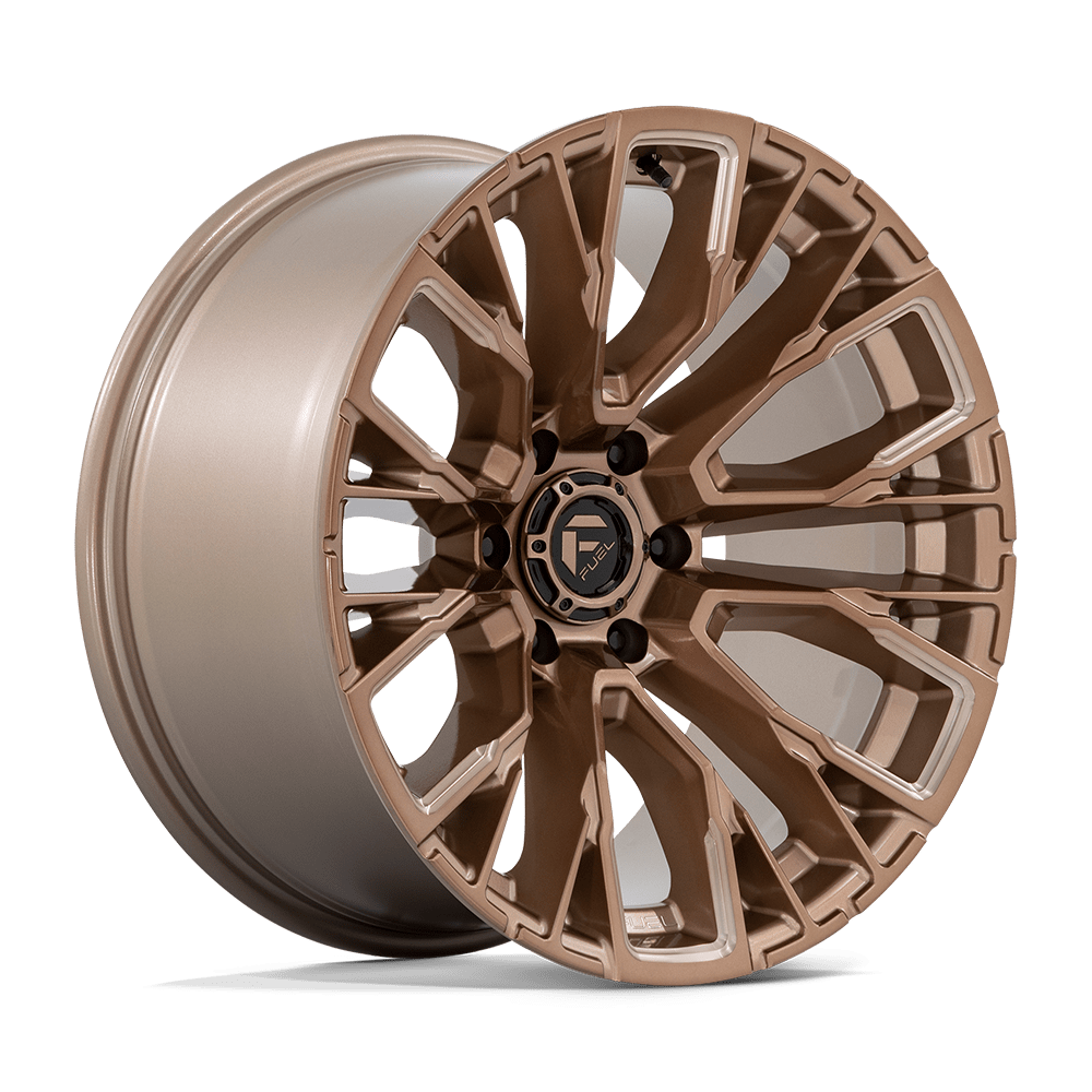 Fuel 1PC D850 REBAR PLATINUM BRONZE MILLED Wheel 17x9 6X135mm -12 87.1mm