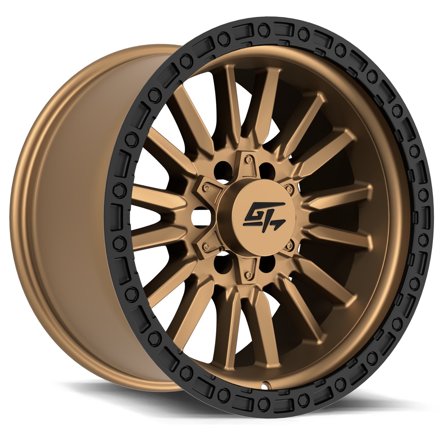 CHAMBER 20x9 5x127/5x139.7 12 Matte Bronze Centre / Black Lip