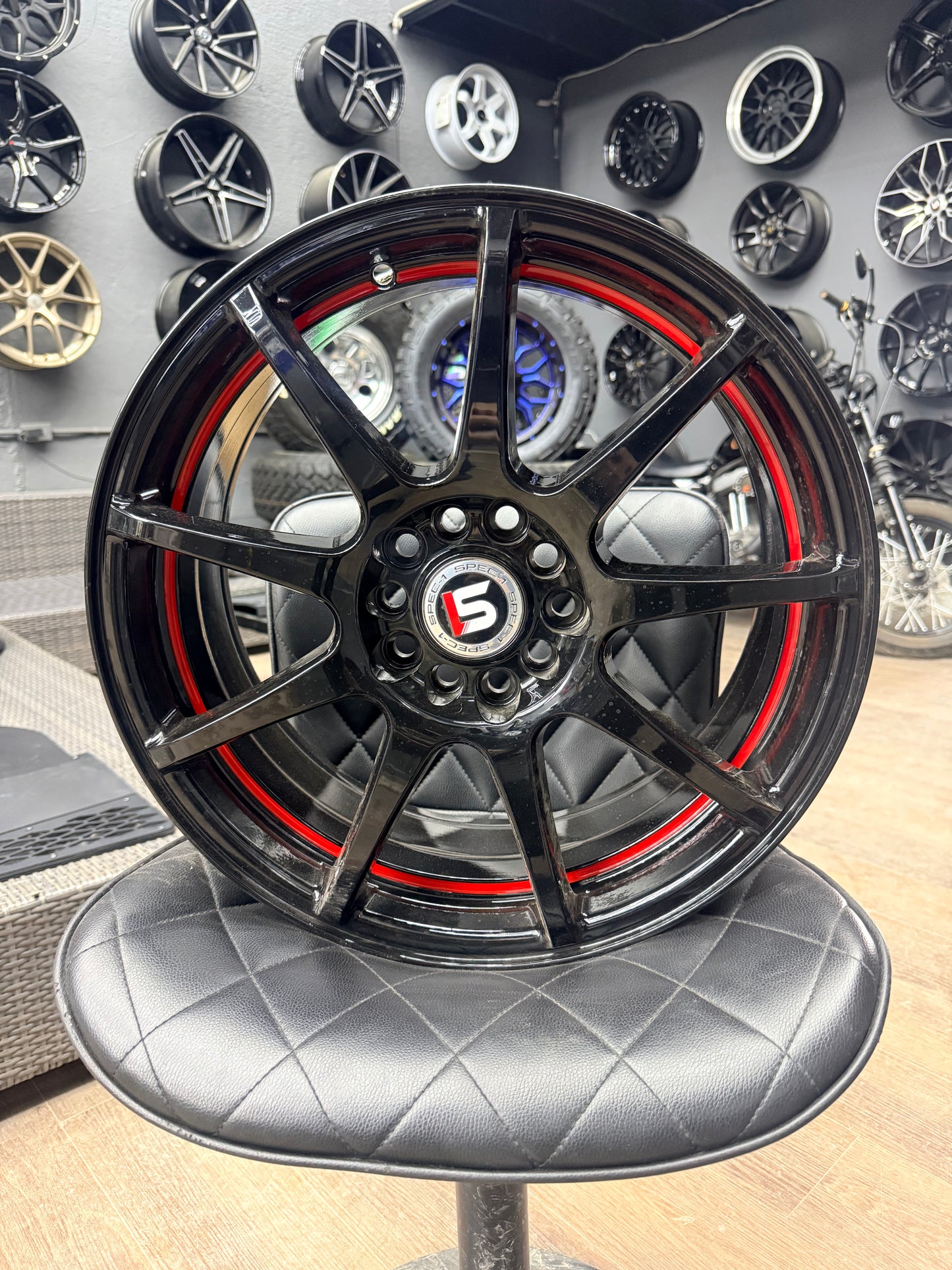 SPEC-1 RACING SP-67GBRL ALLOY RIMS 17X7 5x114.3 ET42 73.1