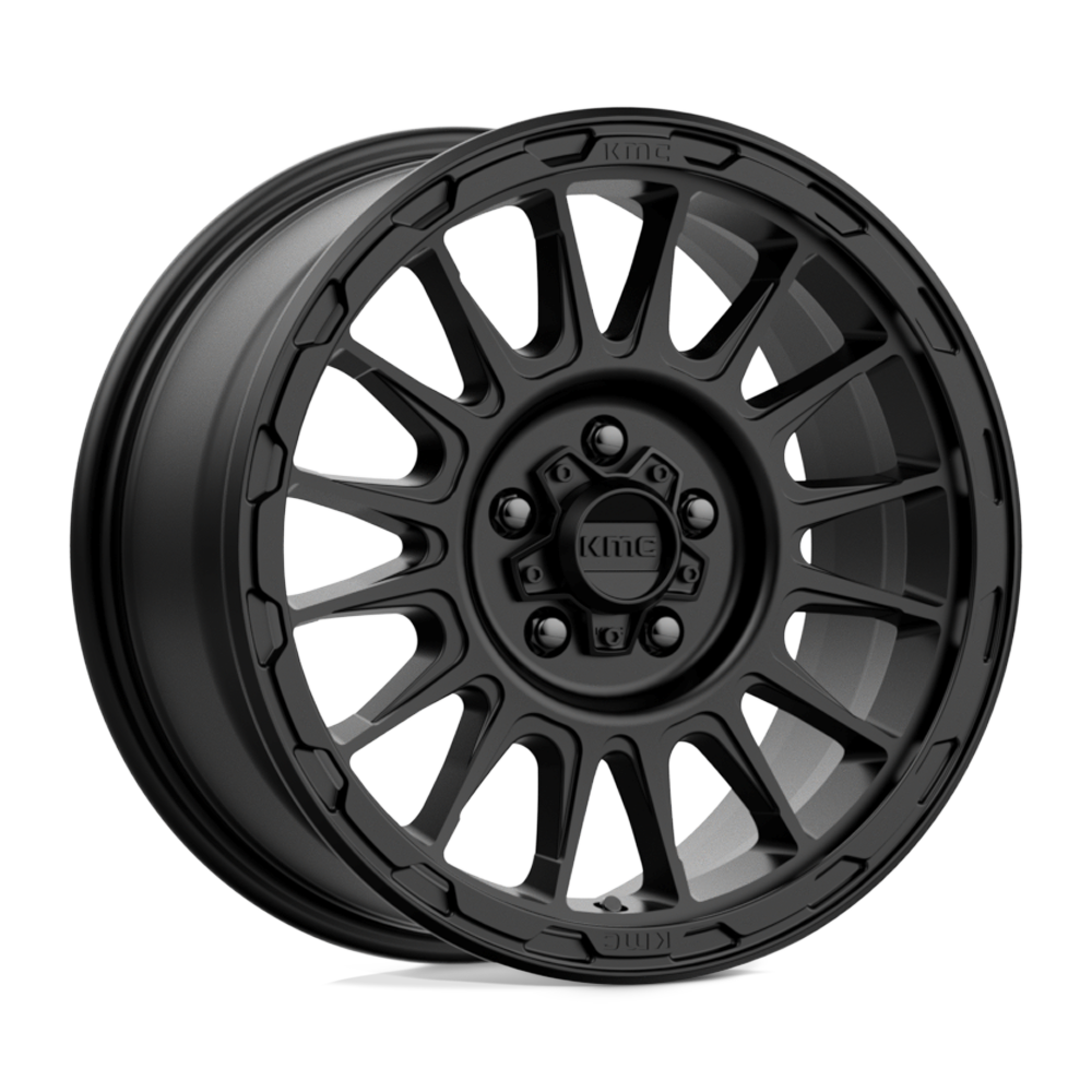KMC KM542 IMPACT SATIN BLACK Wheel 17x8 5X127mm +35 71.5mm