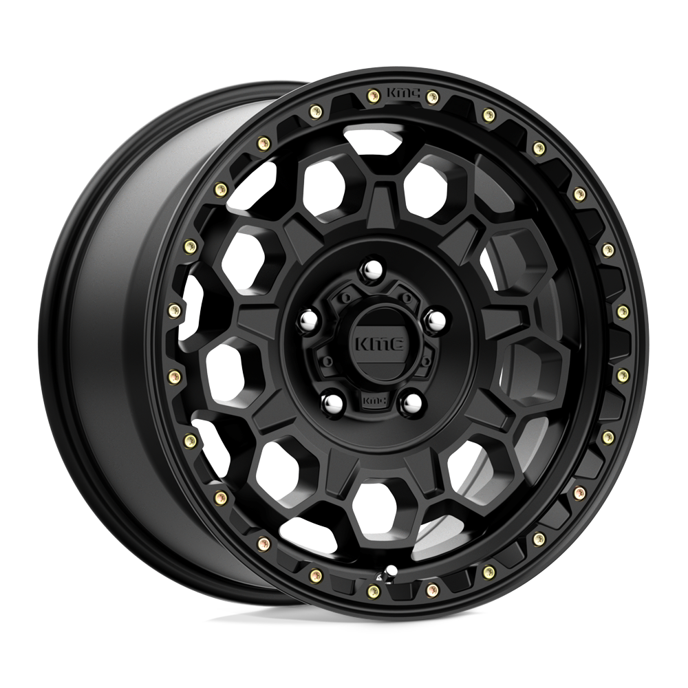 KMC KM545 TREK SATIN BLACK Wheel 17x9 5X127mm +18 71.5mm