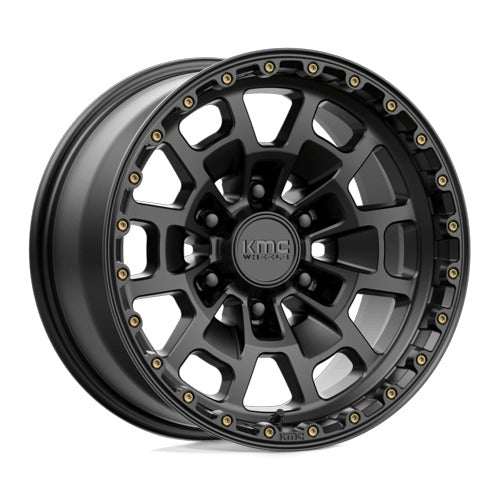KM718 17X8.5 6X5.5 S-BLK 00MM
