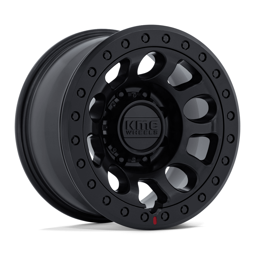 KMC KM241 E25 BEADLOCK BLACKOUT Wheel 17x9 8X165.1mm -38 125.1mm