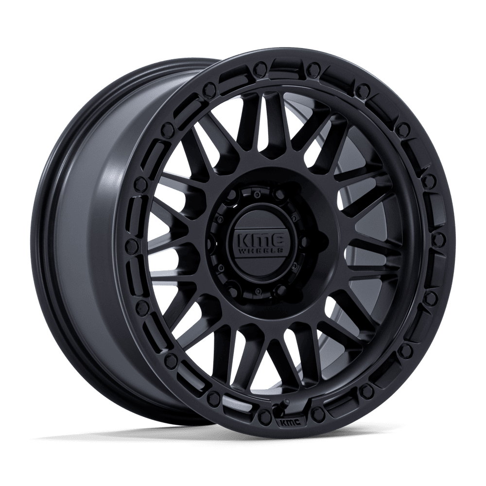 KMC KM555 ATTACK MATTE BLACK Wheel 17x8.5 6X135mm -10 87.1mm