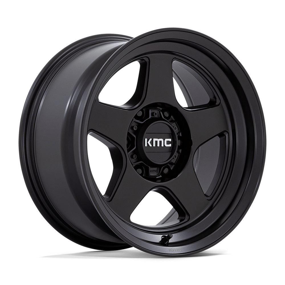KMC KM728 LOBO MATTE BLACK Wheel 17x8.5 6X139.7mm -10 106.1mm