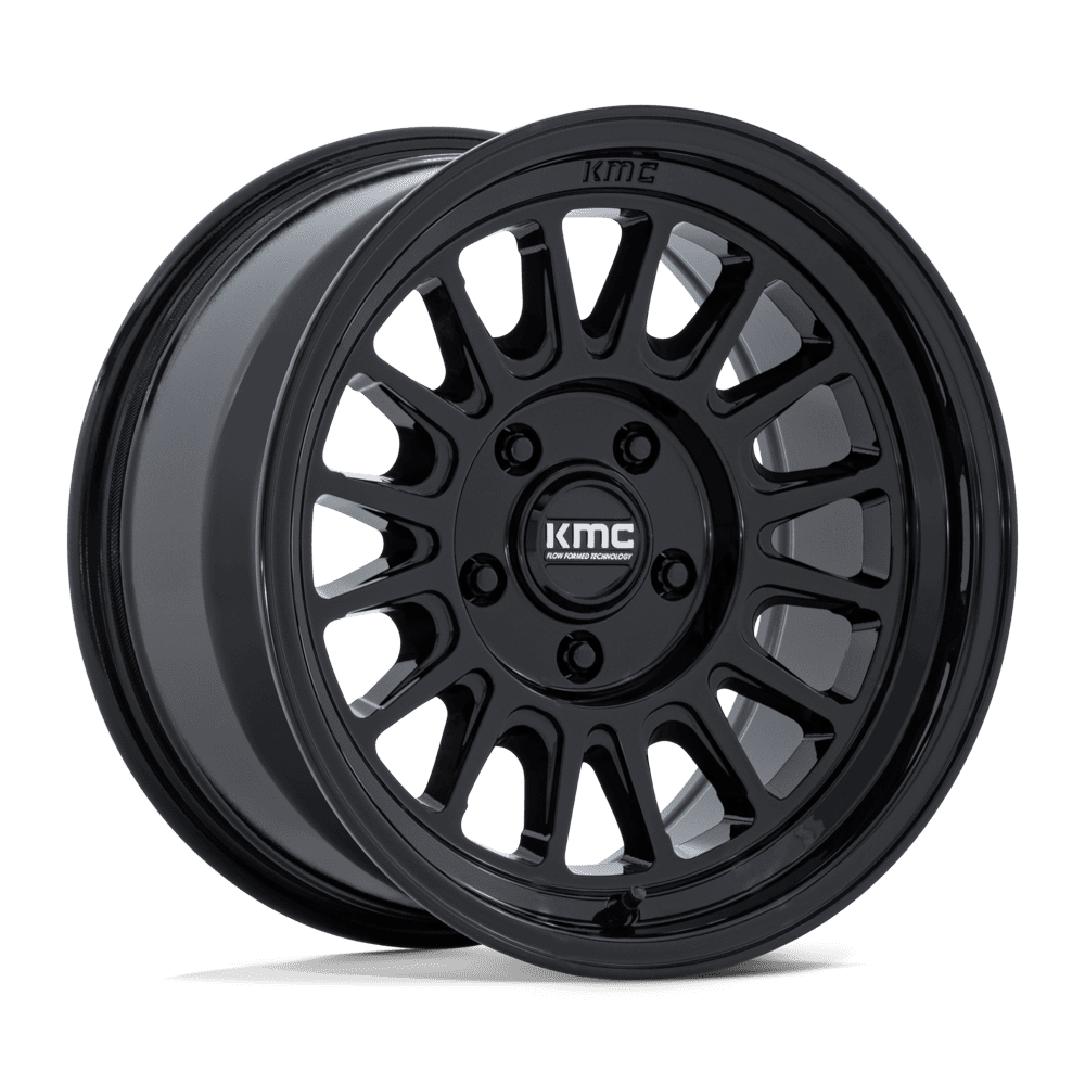 KMC KM733 IMPACT FFT GLOSS BLACK Wheel 18x9 6X139.7mm +18 106.1mm