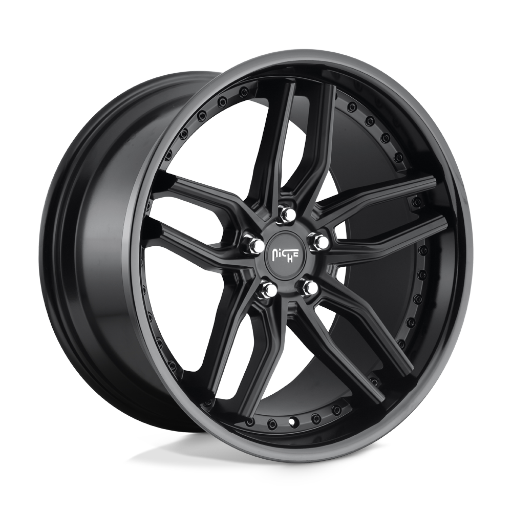 Niche 1PC M194 METHOS GLOSS BLACK MATTE BLACK Wheel 20x10.5 5X120mm +35 72.56mm