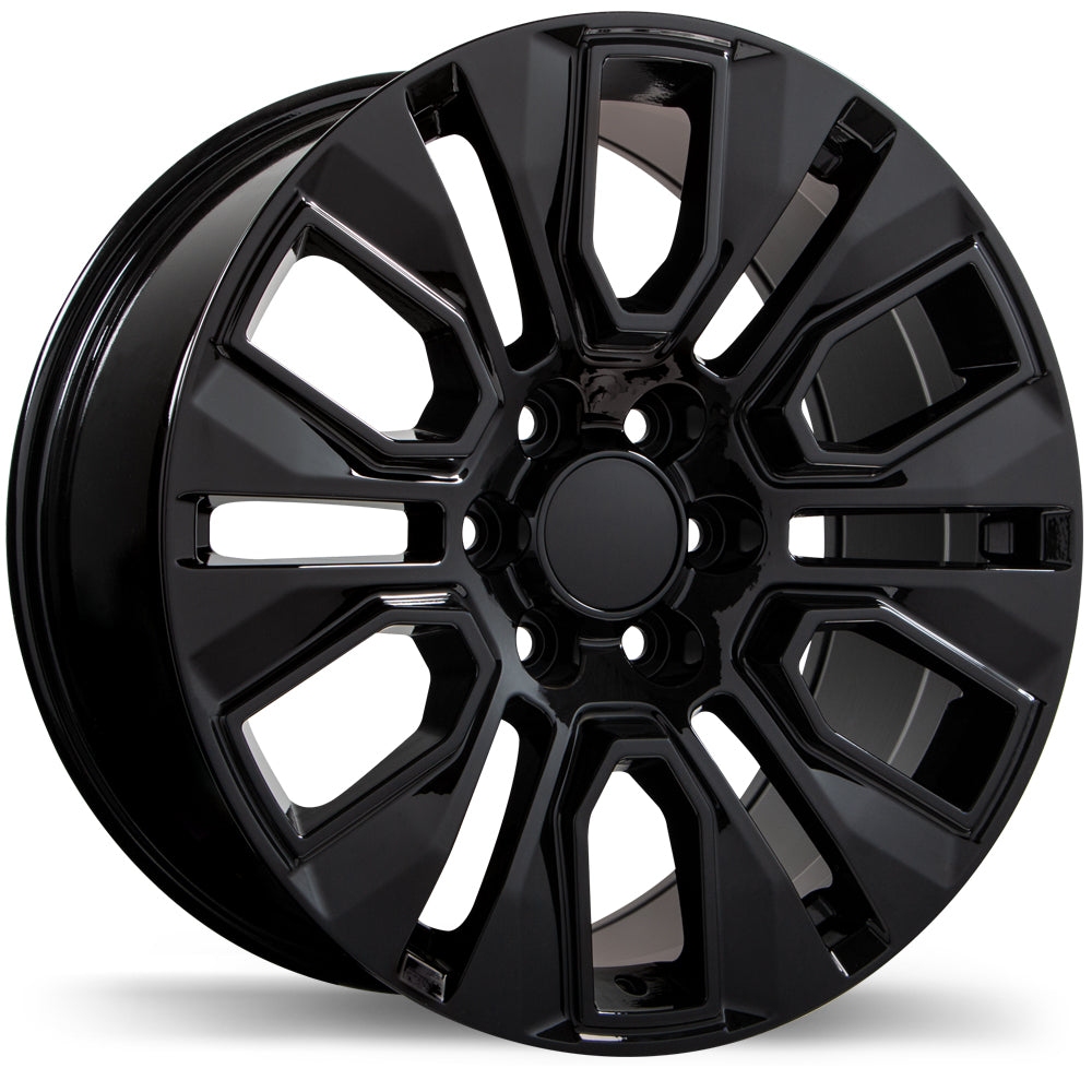 R232 20x9.0 6x139.7mm ET+24 78.0 bore Black Wheel