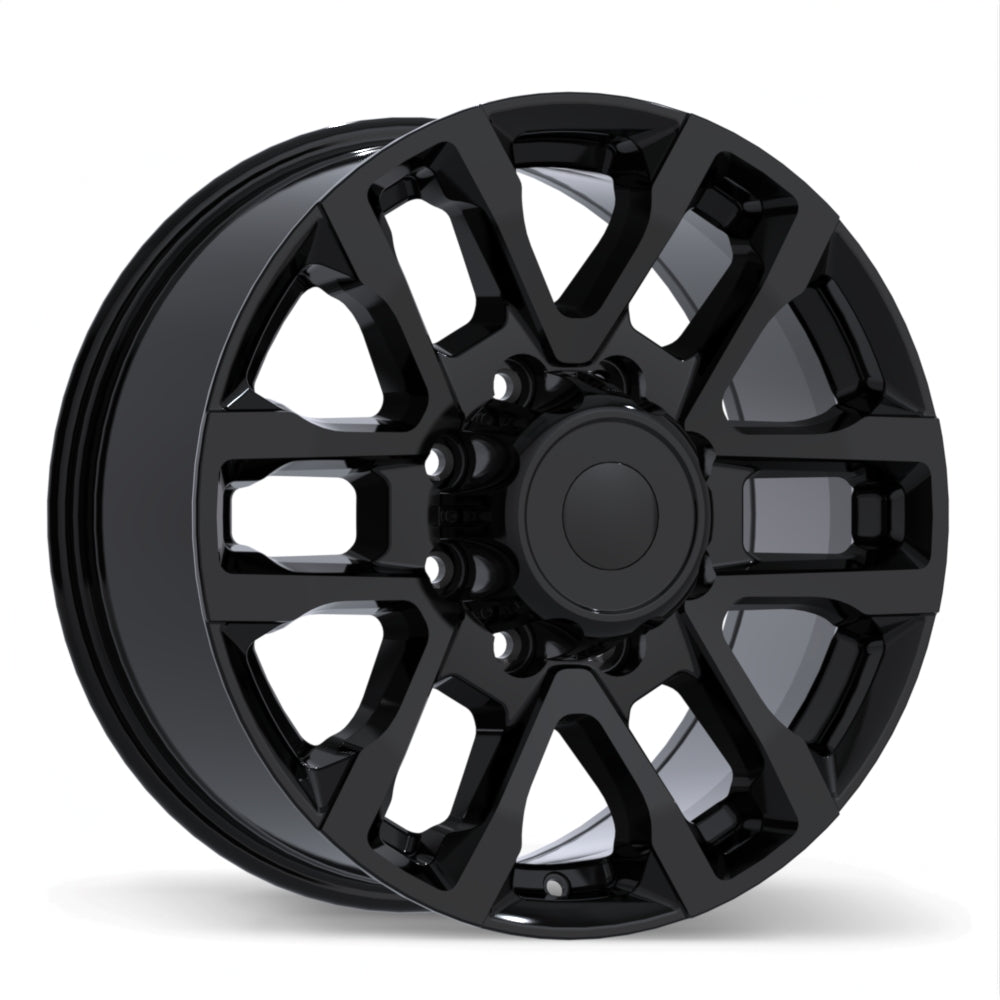 R273A 18x8.0 8x165.1mm ET+57 121.1 bore Black Wheel