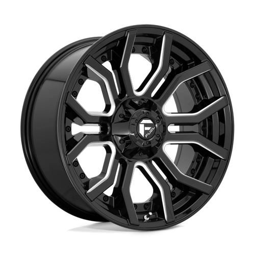 D711 RAGE 24x12 5X5.0/5.5 ET-44 87.10 bore Wheel