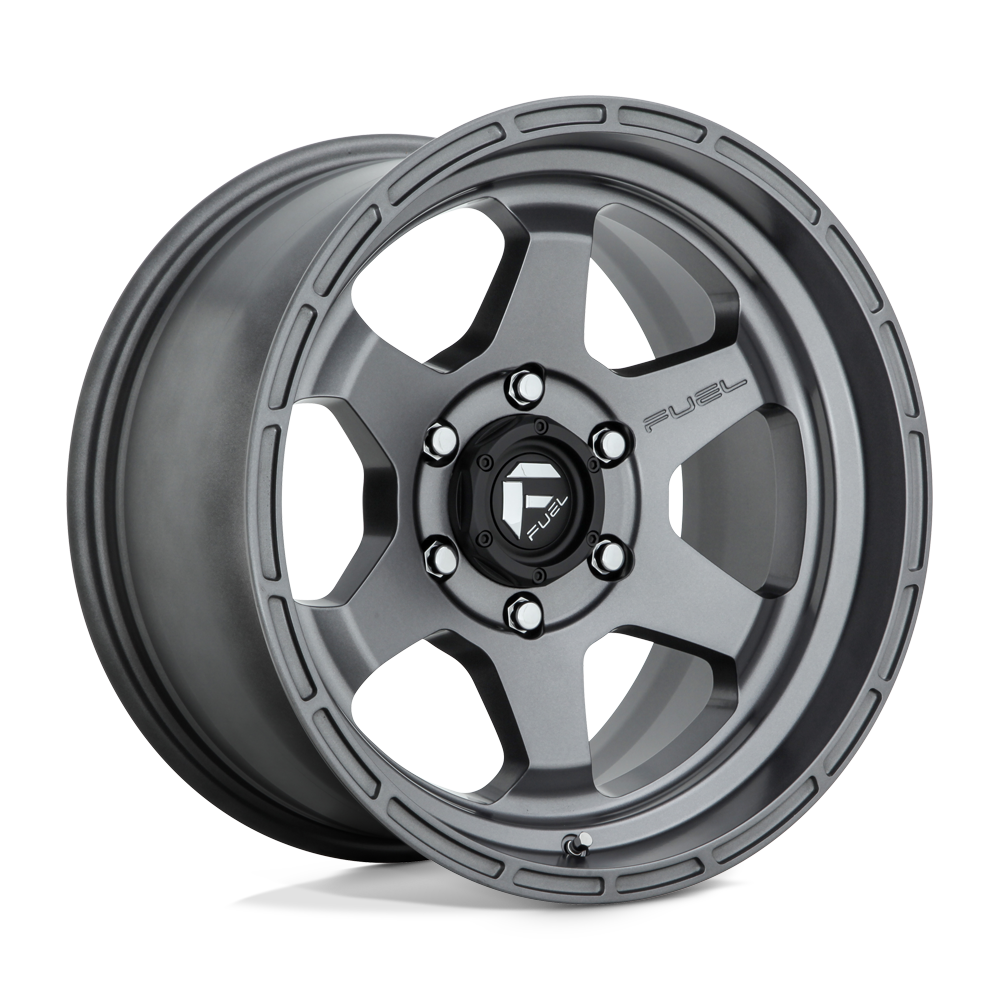 Fuel 1PC D665 SHOK MATTE ANTHRACITE Wheel 17x9 6X139.7mm -12 106.1mm