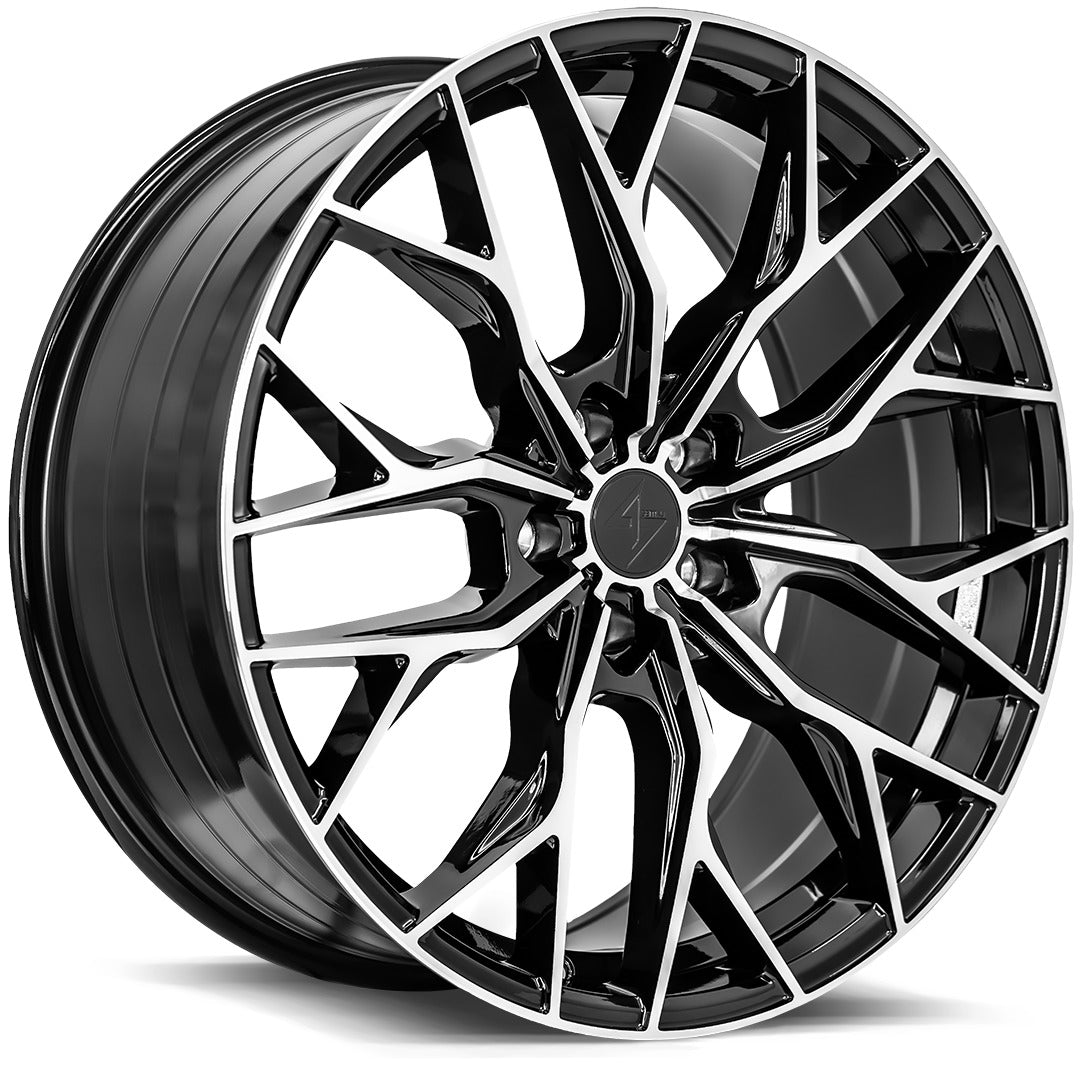 Sentali Street SS2 18x8.5 5x114.3 35 Gloss Black Machined Face