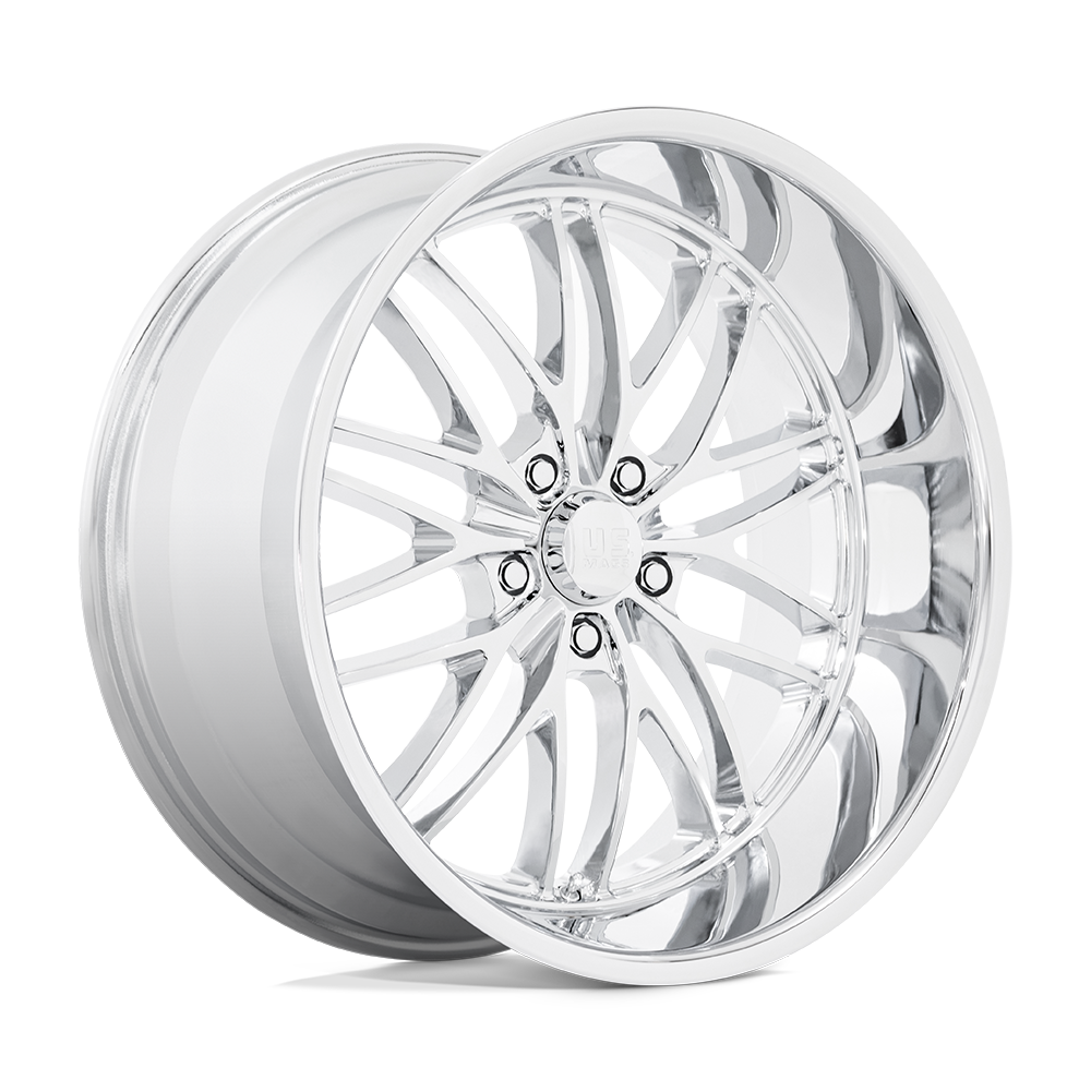 US Mag 1PC U140 SANTA CRUZ CHROME Wheel 22x10.5 5X127mm +0 78.1mm