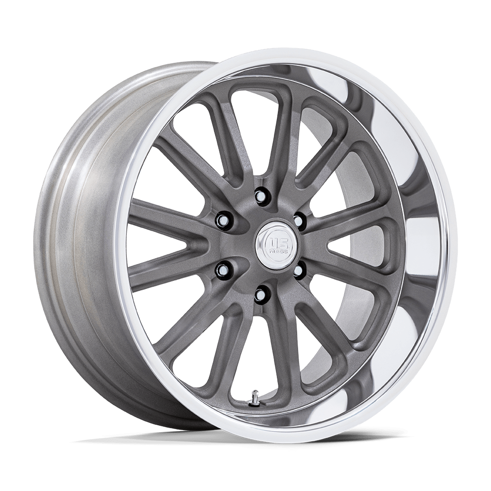 US Mag 1PC UC145 RAMBLER 6 MATTE GUNMETAL DIAMOND CUT LIP Wheel 20x8 6X139.7mm +1 78.1mm