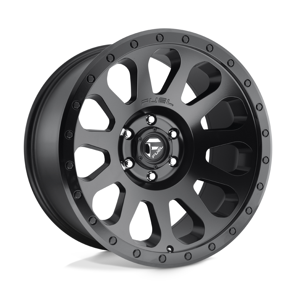 Fuel 1PC D579 VECTOR MATTE BLACK Wheel 20x10 6X139.7mm -18 108mm