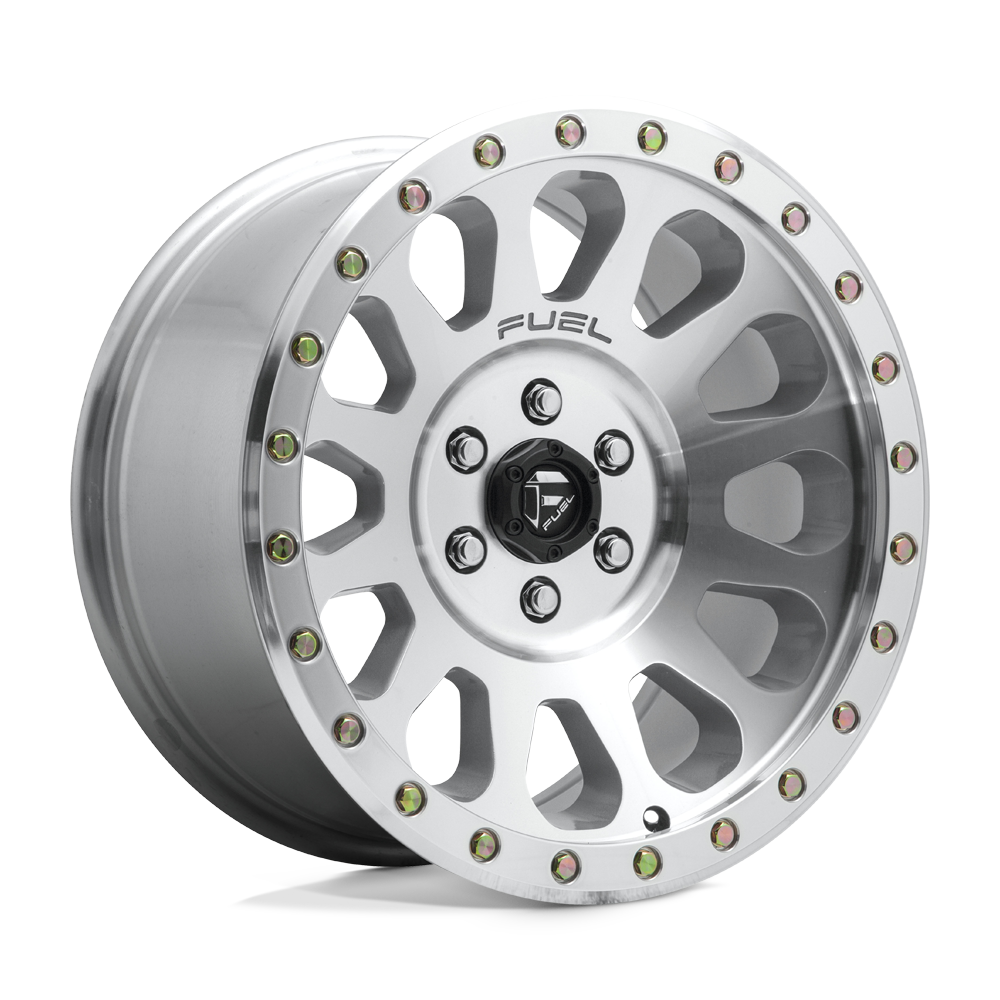 Fuel 1PC D647 VECTOR DIAMOND CUT MACHINED Wheel 17x9 5X127mm -12 78.1mm