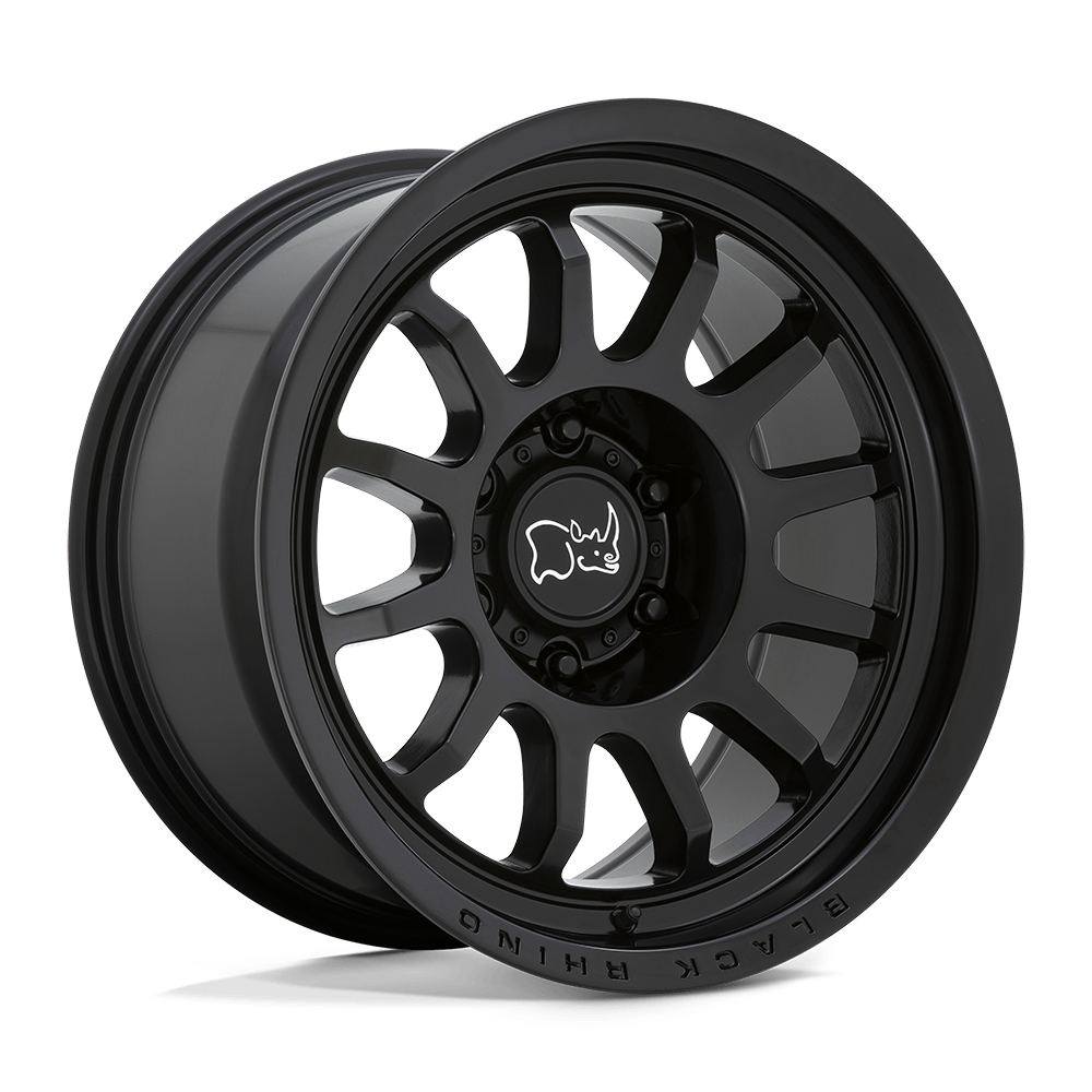 Black Rhino Hard Alloys RAPID MATTE BLACK Wheel 17x9 6X139.7mm +12 112.1mm
