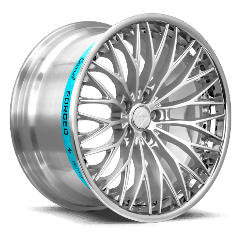SENTALI BARREL SB1 Polished Lip / Hyper Silver Centre Wheel 19x10.5 5X112mm +25 66.6mm