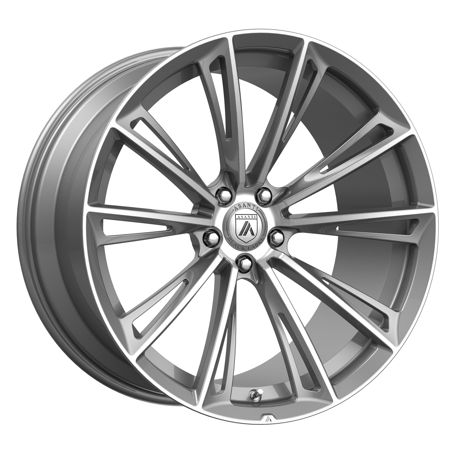 Asanti Black ABL30 CORONA TITANIUM BRUSHED Wheel 20x9 5X112mm +35 72.56mm