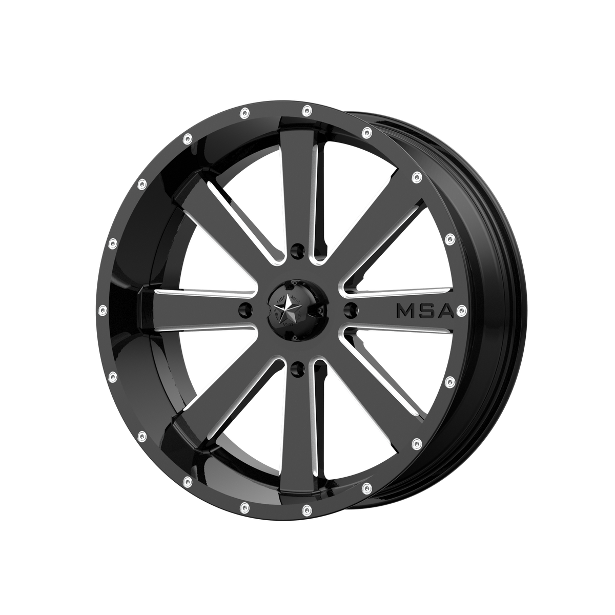 M34 FLASH UTV 22x7 4X137 ET0 112.10 bore Wheel