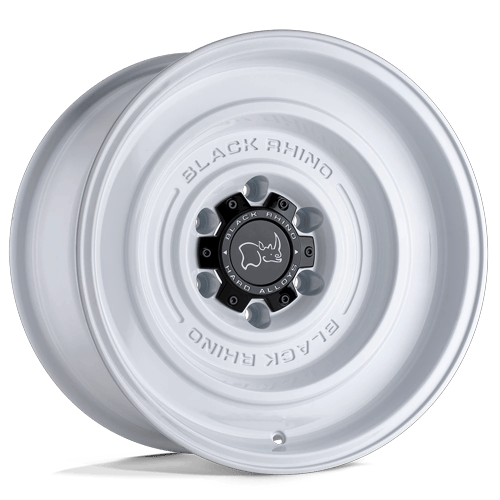SOLID 17x9.5 6X5.5 ET-12 112.10 bore GLOSS WHITE Wheel