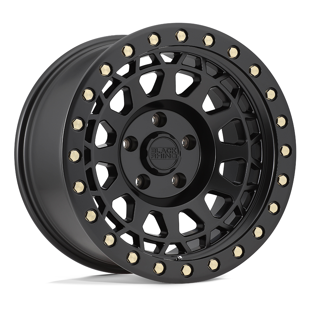 Black Rhino Hard Alloys PRIMM MATTE BLACK W/ BRASS BOLTS Wheel 18x9.5 6X135mm +12 87.1mm